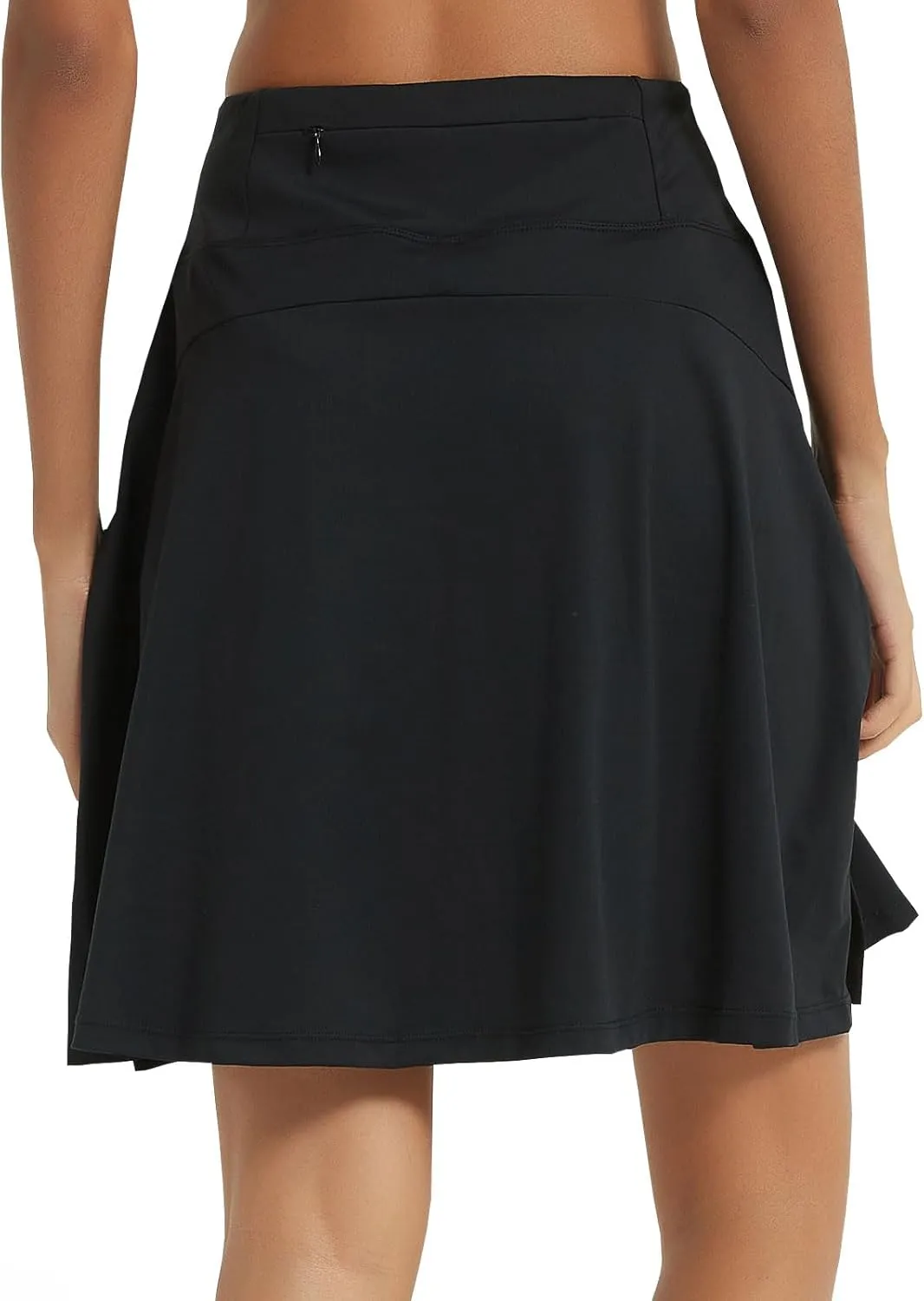 NOOYME 20" Skorts for Women Athletic Modest with Pockets Knee Length Tennis Golf Skirts