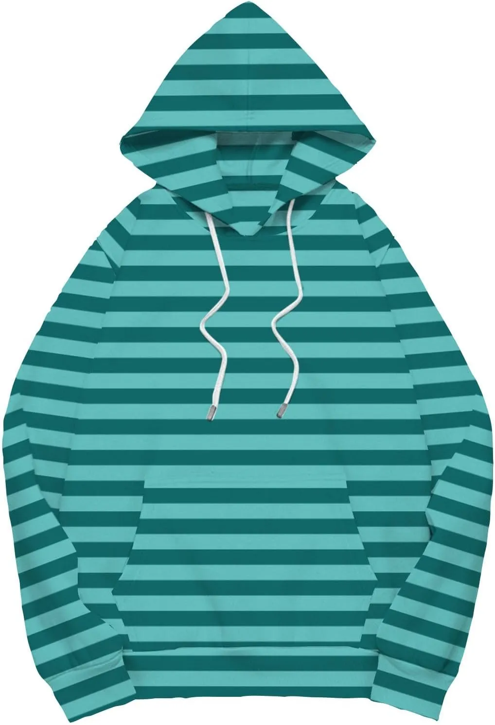 Oversized Hoodies for Women Drop Shoulder Striped Fleece Sweatshirts 2024 Plus Size Pullover Tops Trendy Outfits