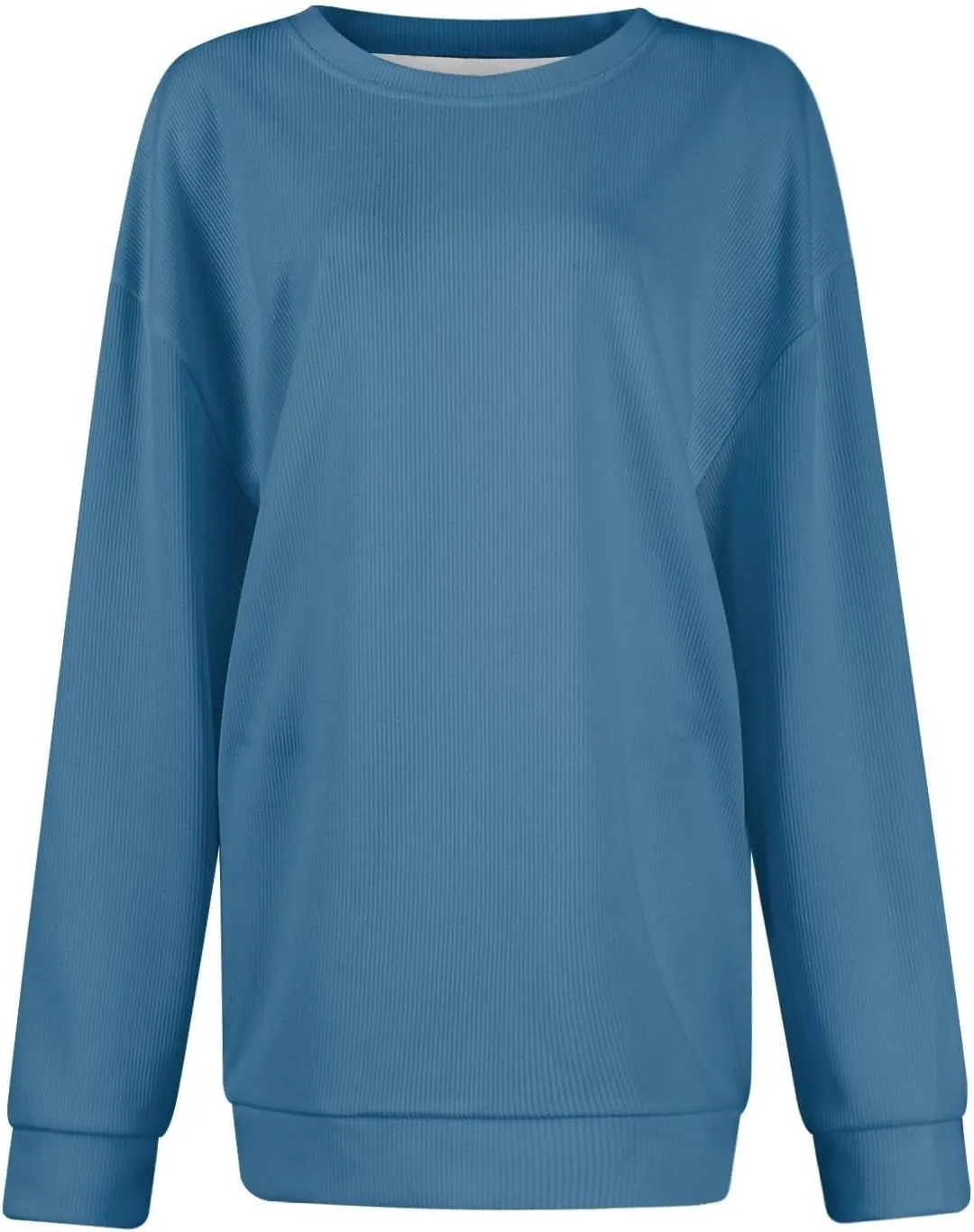 Oversized Sweatshirt for Women Crewneck Sweatshirts No Hood Sweaters Long Sleeve Shirts Hoodies Pullover Casual Tops