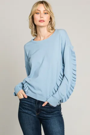 Pullover with Ruffle Detail