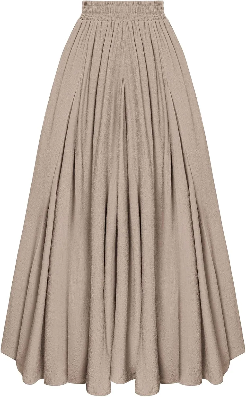 Scarlet Darkness Women Casual Maxi Skirt Flowy Bohemian Renaissance Long Skirts
