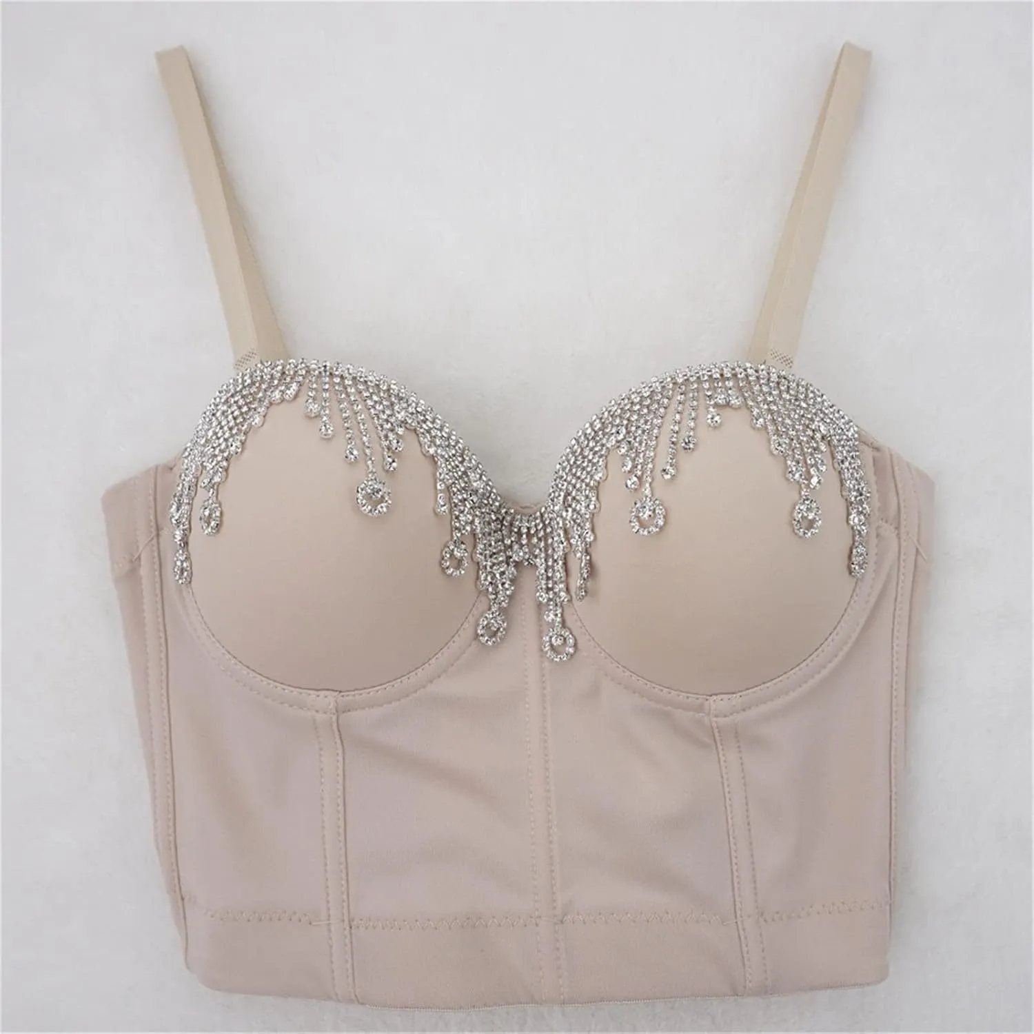 Shiny Trendy Tank Tops for Women Club Rhinestone Sparkle Glitter Sleeveless Y2K Shirts Sparkly Camisole Party Casual