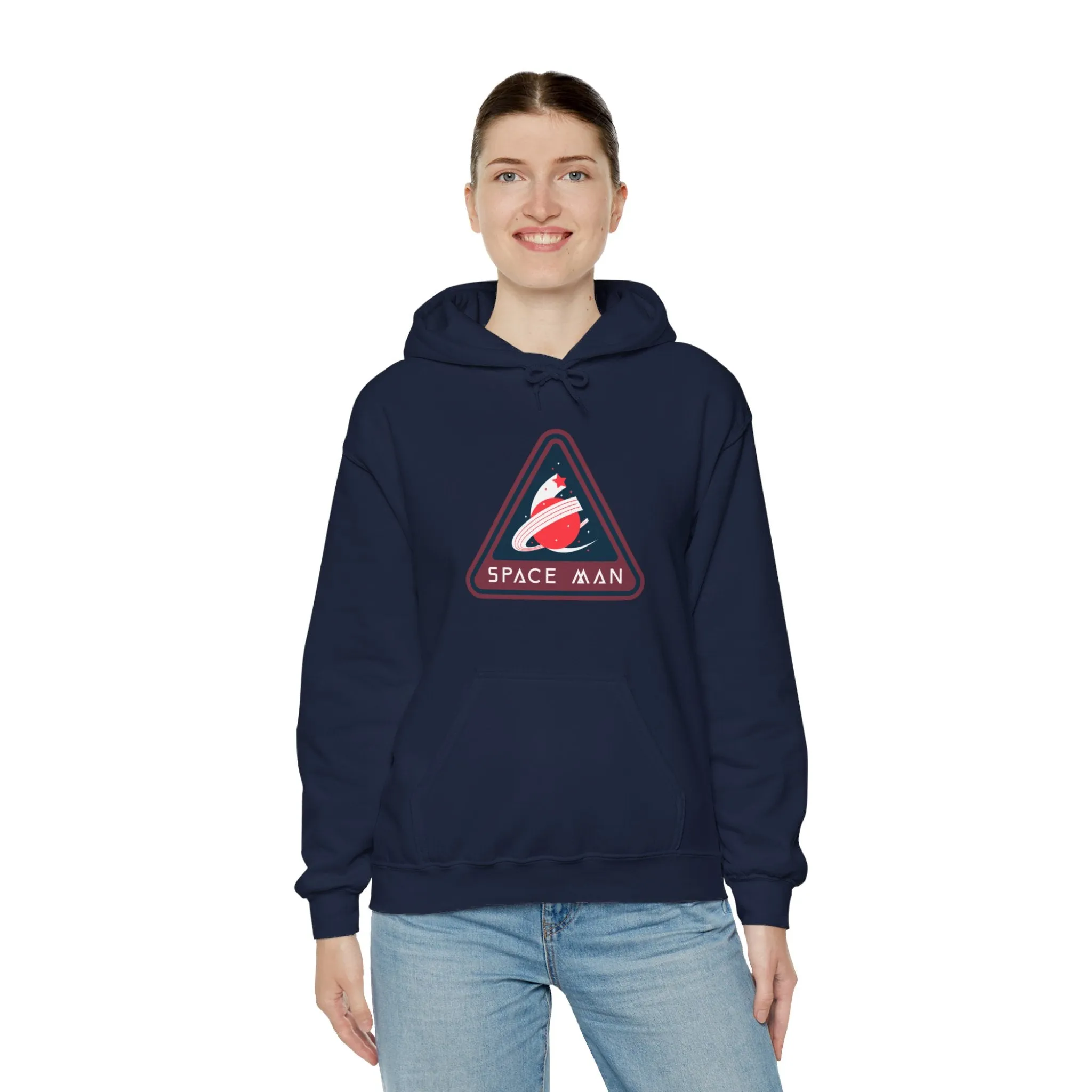 Space Man Retro Sign Sci-Fi Hoodie