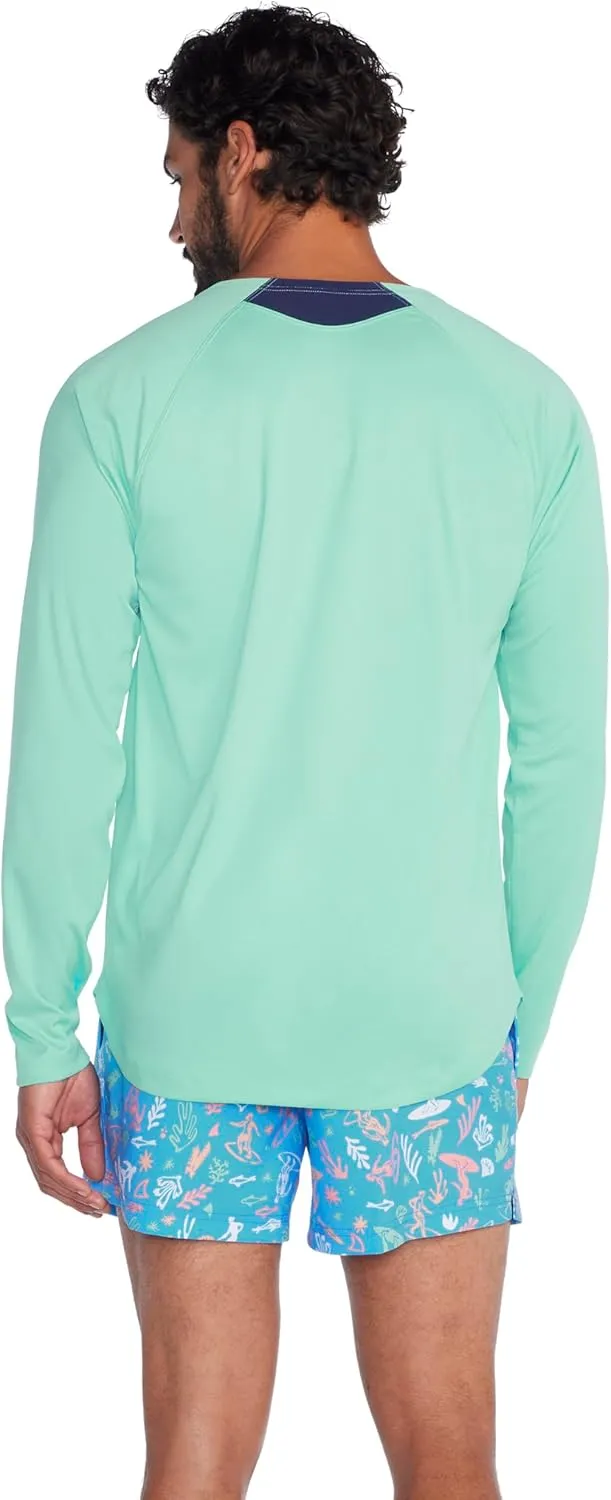 Speedo Men's Uv Swim Shirt Long Sleeve Fitness Rashguard