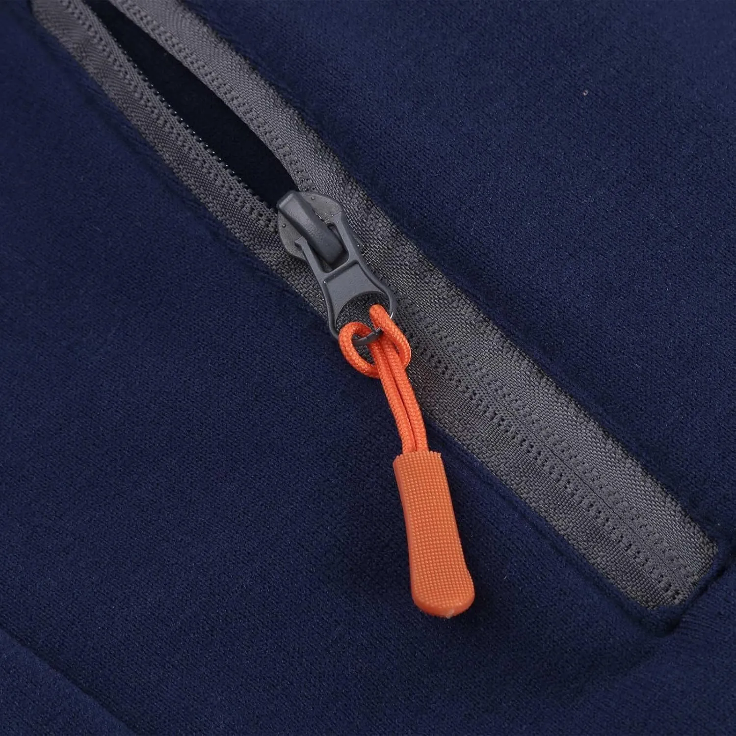 Sport Full Zip Hoodies for Men, Mens Hoodie, Men's Solid Full-Zip Long Sleeve Hooded Sweatshirt with Zipper Pockets