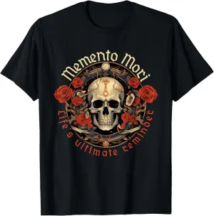 Stoic Life's Ultimate Reminder Gothic Memento Mori T-Shirt