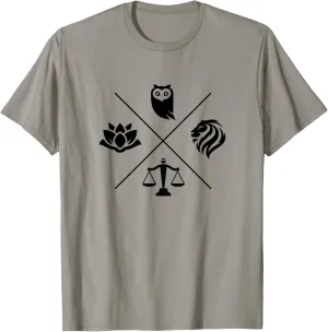 Stoic Virtues Wisdom Temperance Justice Courage Stoicism T-Shirt