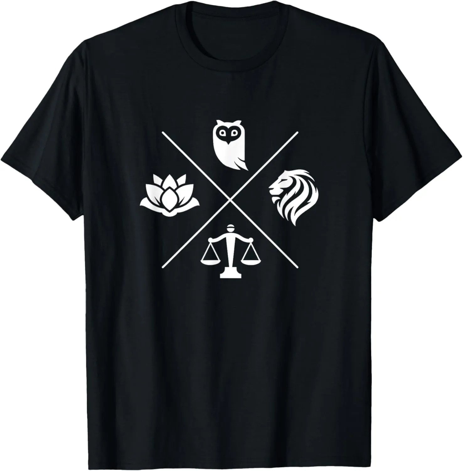 Stoic Virtues Wisdom Temperance Justice Courage Stoicism T-Shirt