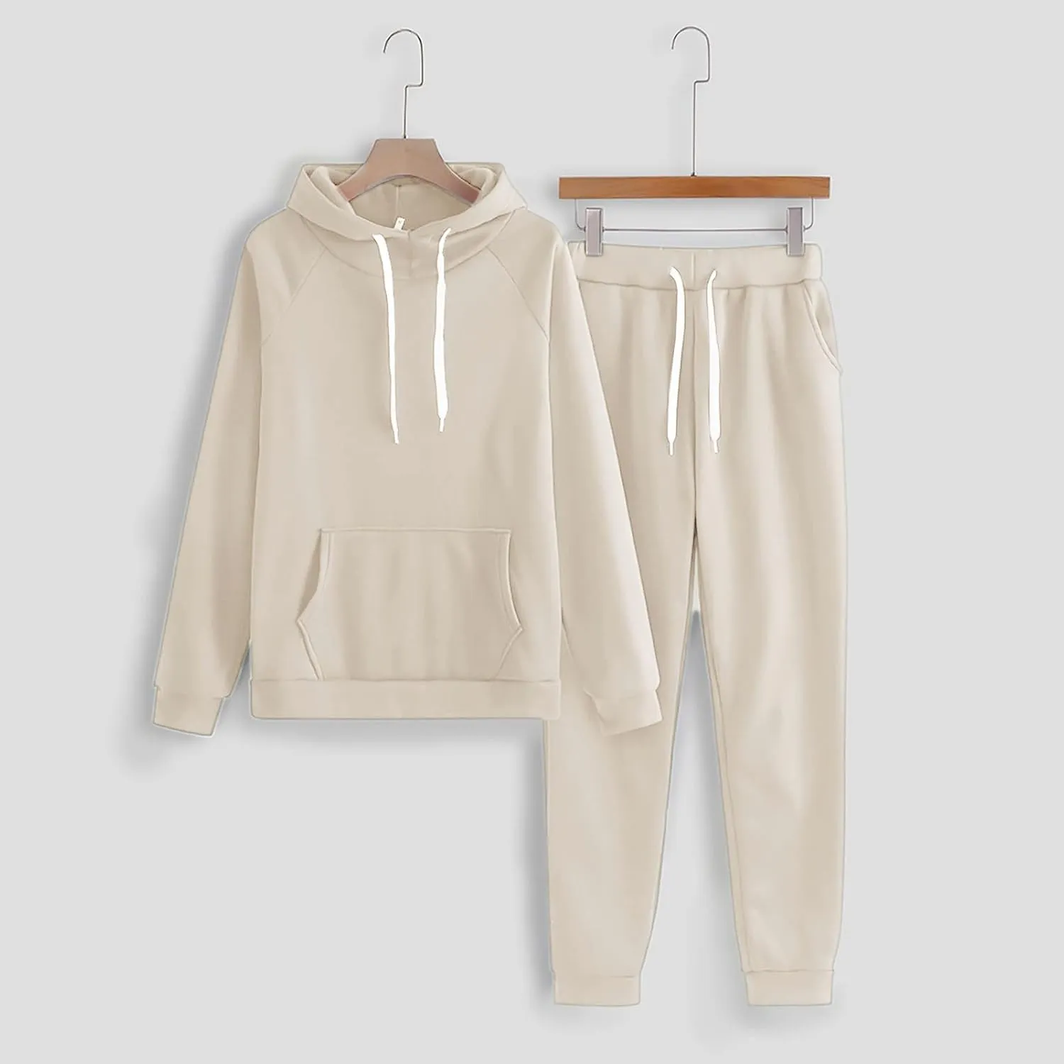 Sweatpants and Sweatshirt Set for Women,2 Piece Tracksuit Outfits Hoodie Sweatshirt and Jogging Sweatpants Suit