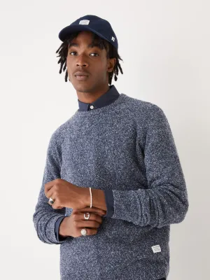 The Boucle Seawool® Sweater in Midnight Blue