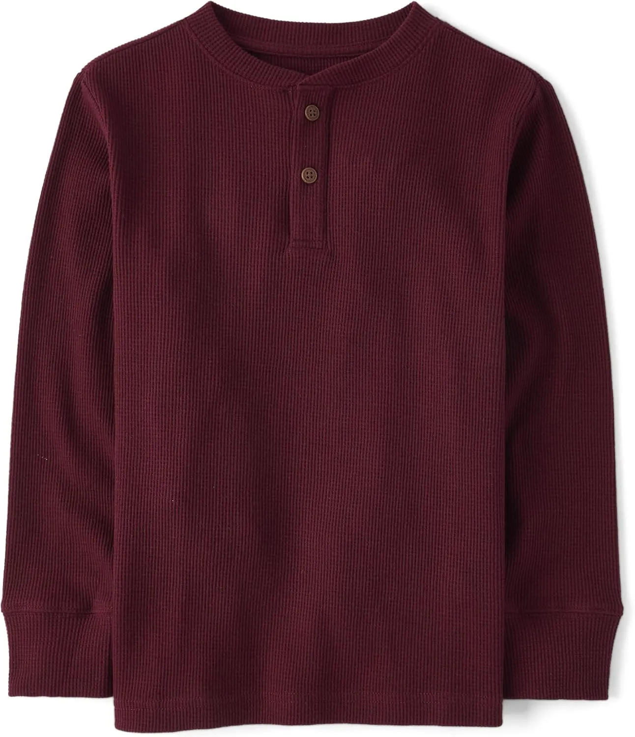 The Children's Place Boys' Long Sleeve Thermal Henley Shirt