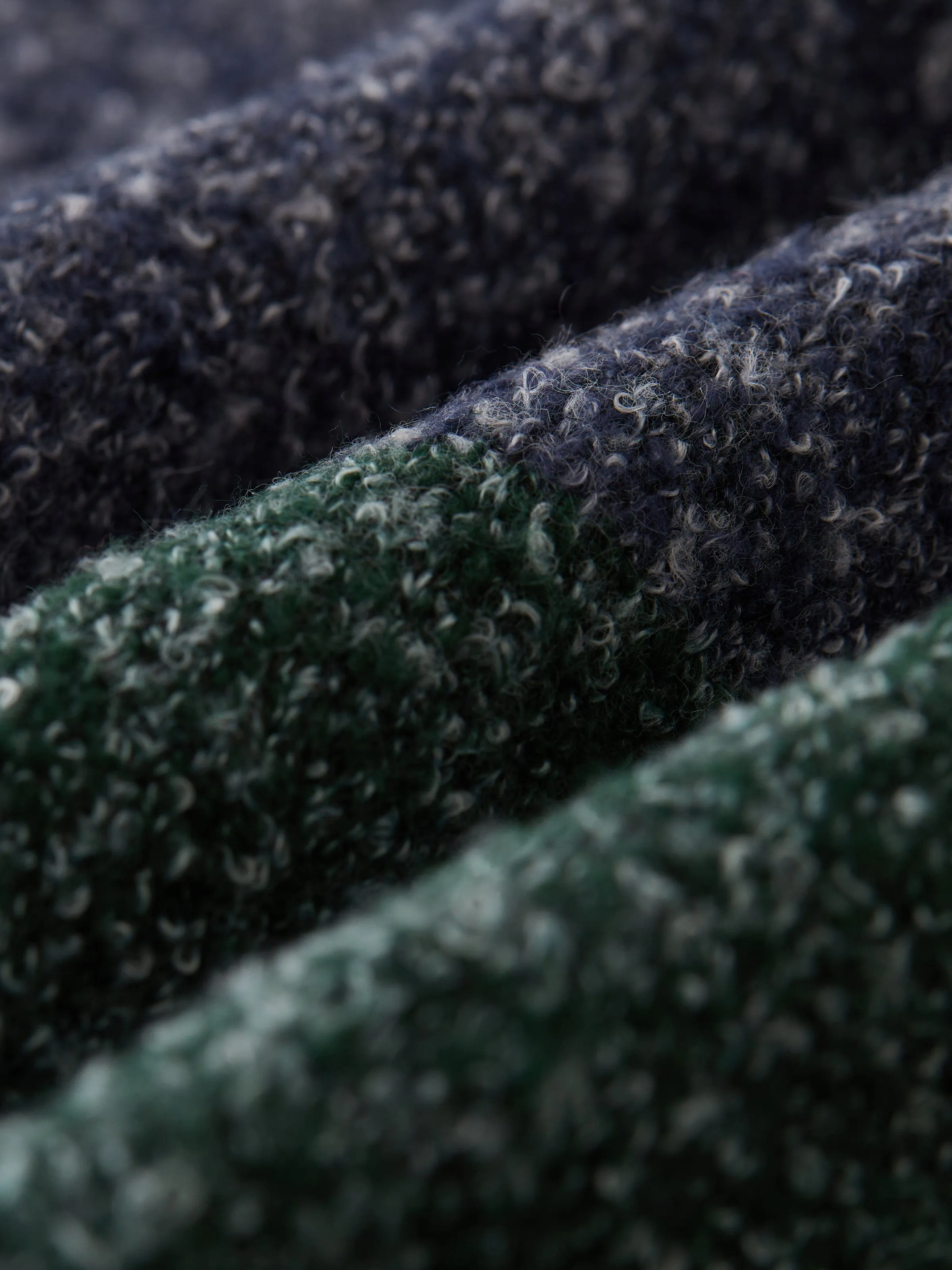 The Colour Block Seawool® Sweater in Pine Grove