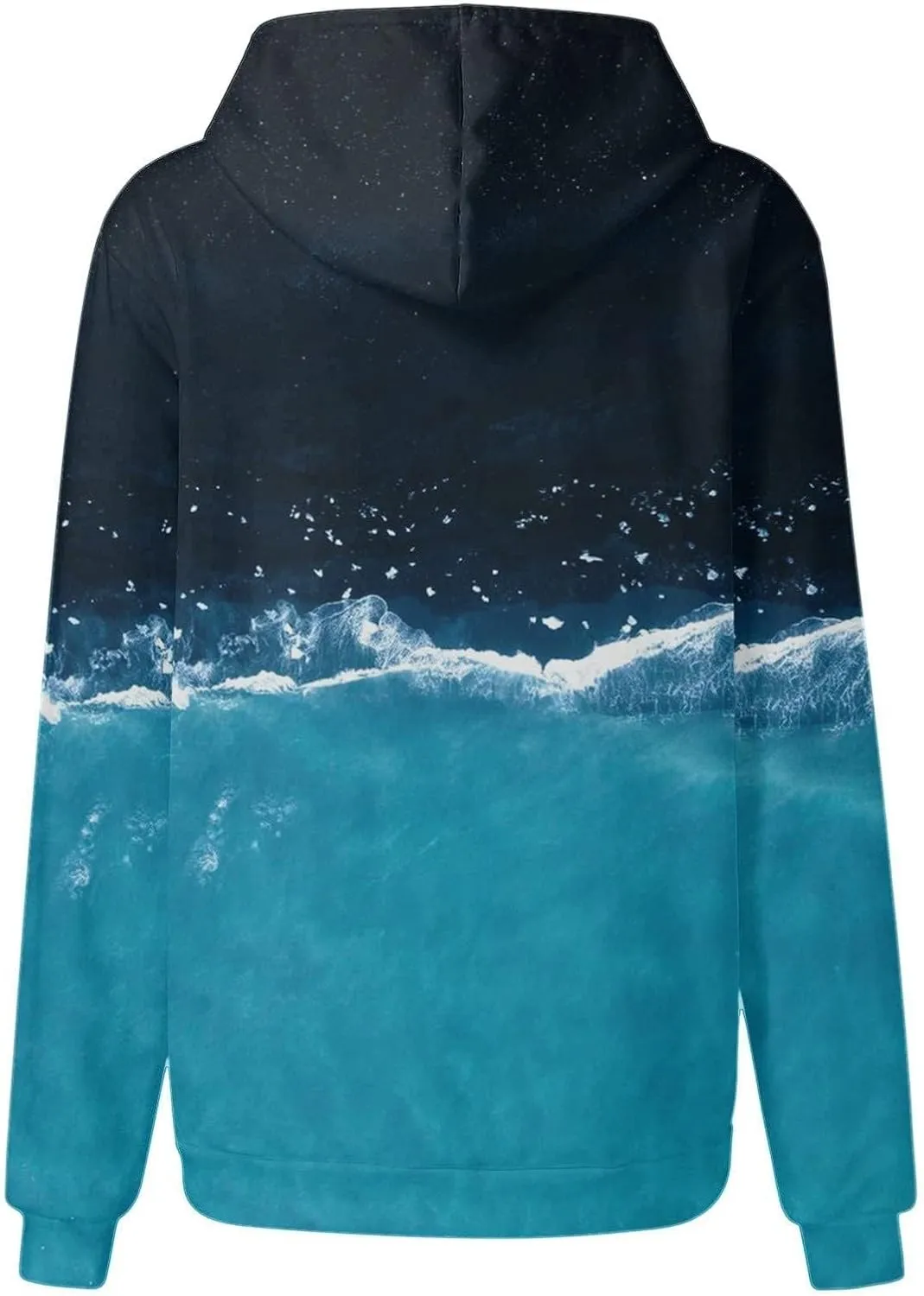 Tie Dye Oversized Hoodie for Women Long Sleeve Loose Fit Pullover Sweatshirts Drawstring Casual Hooded Fall Clothes