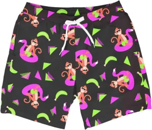 Tipsy Elves Men's Stretch Swim Trunks 7 Inch Inseam 4-Way Stretch with Mesh Liner - Quick-Dry Funny Swimwear Bathing Suit