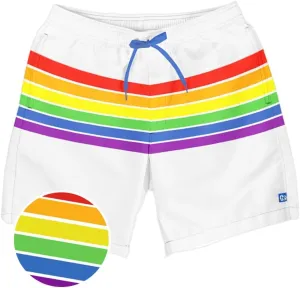Tipsy Elves Men's Swim Trunks 7 Inch Inseam Classic Fit with Mesh Liner - Quick-Dry Funny Swimwear Bathing Suit