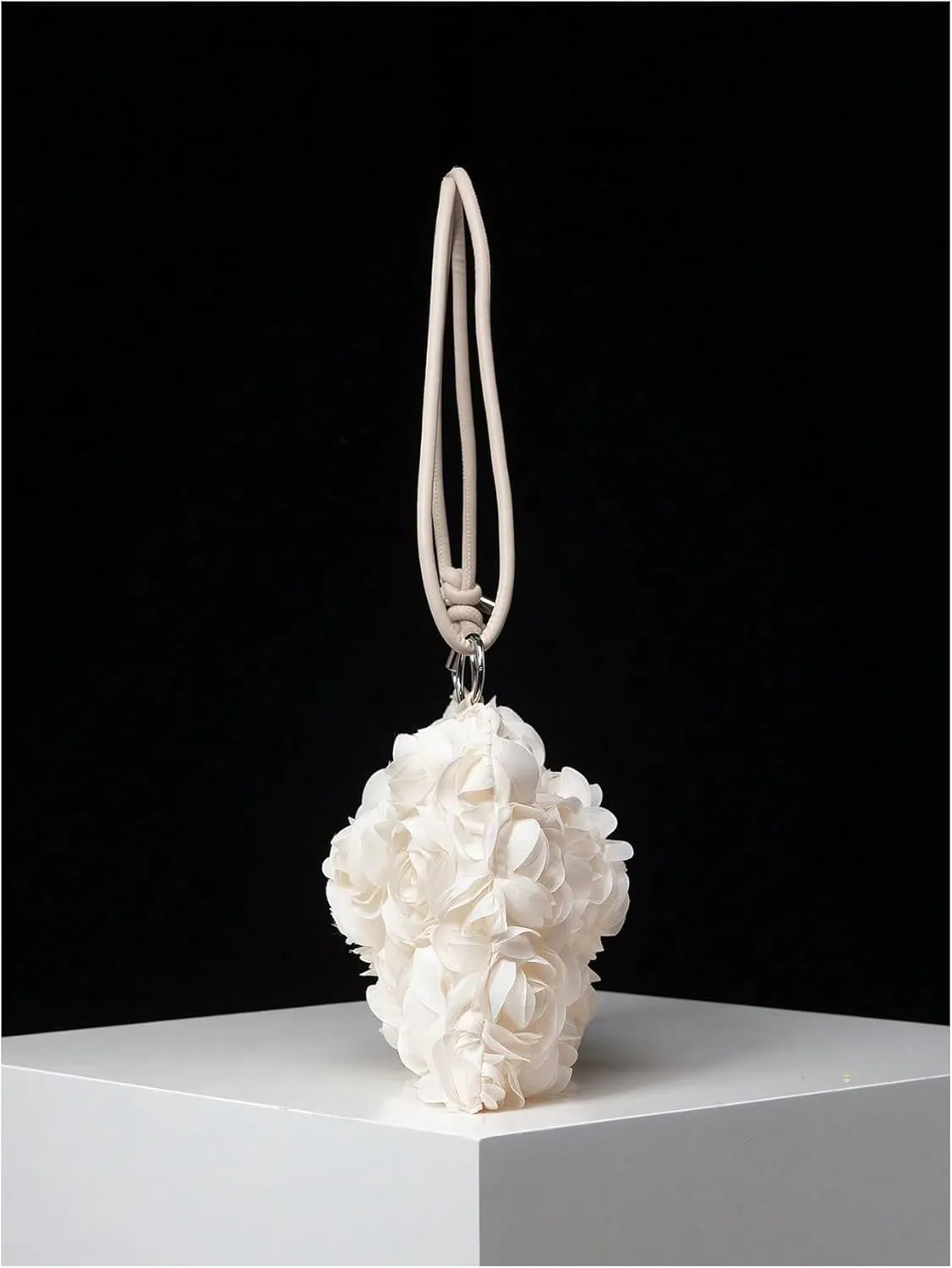 Verdusa Women's 3D Flower Floral Evening Handbag Shoulder Hobo Bag Party Clutch Purse