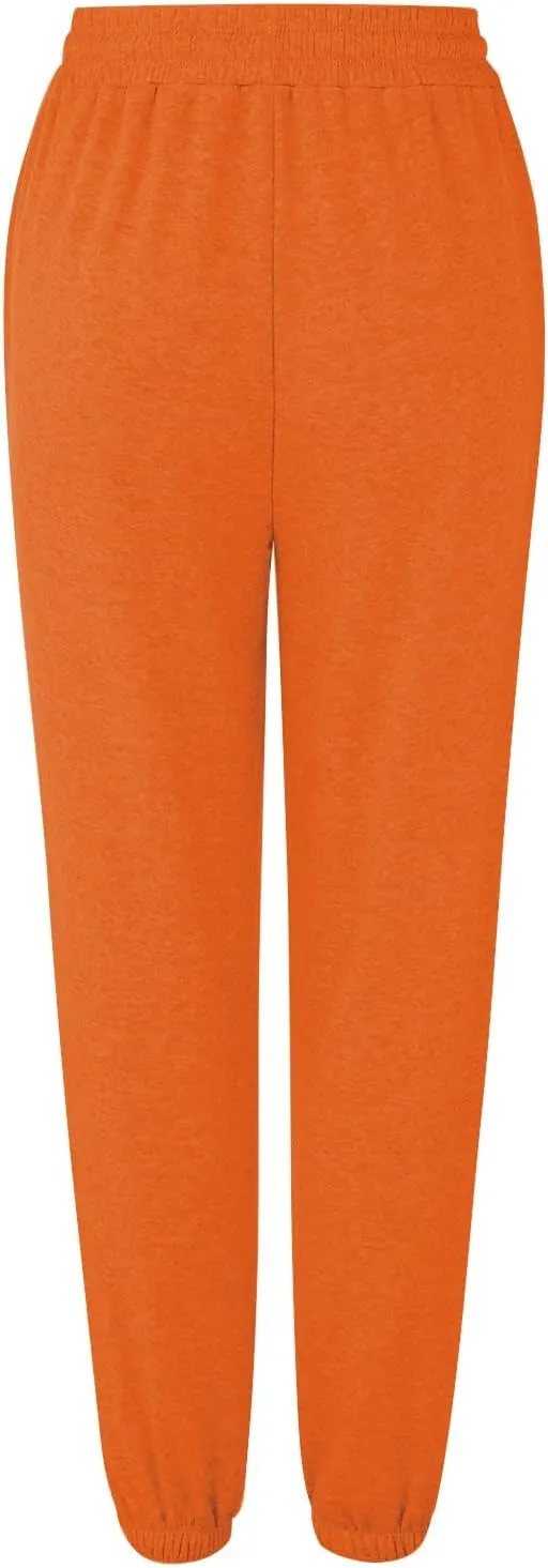 Women Joggers with Pockets High Waist Stretchy Sports Gym Training Pants Baggy Oversized Harem Sweatpants Trousers