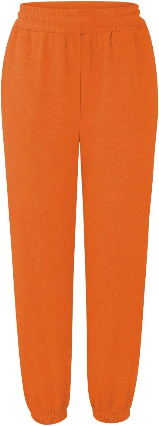 Women Joggers with Pockets High Waist Stretchy Sports Gym Training Pants Baggy Oversized Harem Sweatpants Trousers