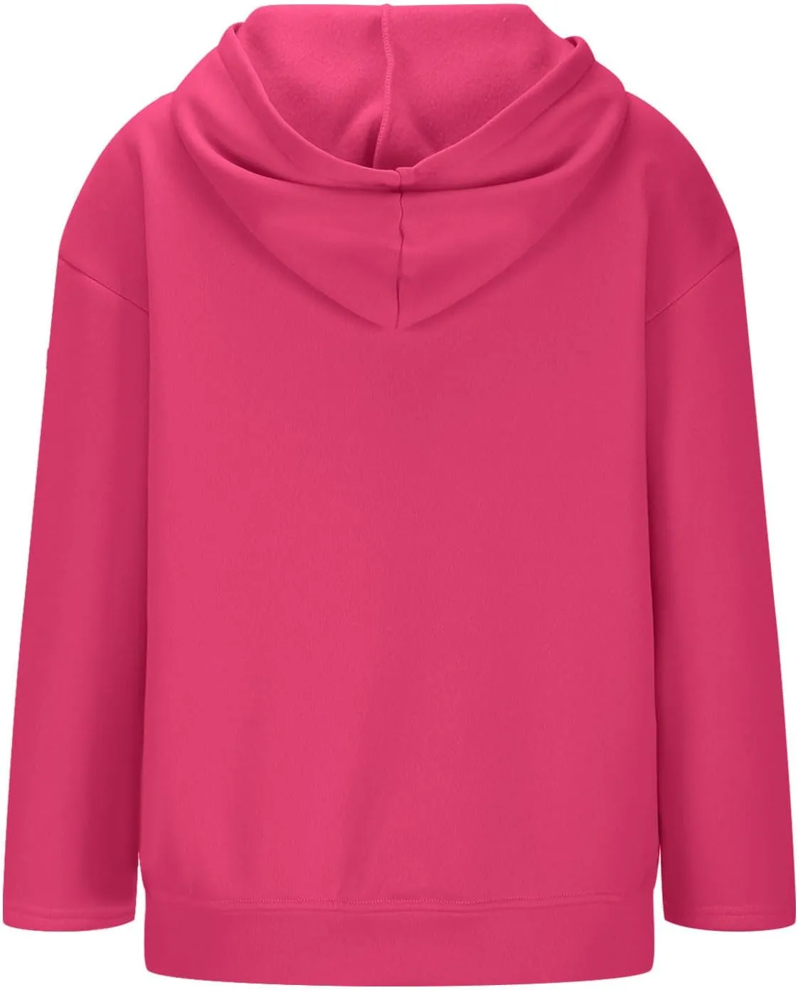 Women Solid Oversized Sweatshirts Hoodies 2024 Fall Comfy Loose Long Sleeve Pullover Sweatshirts with Big Pockets
