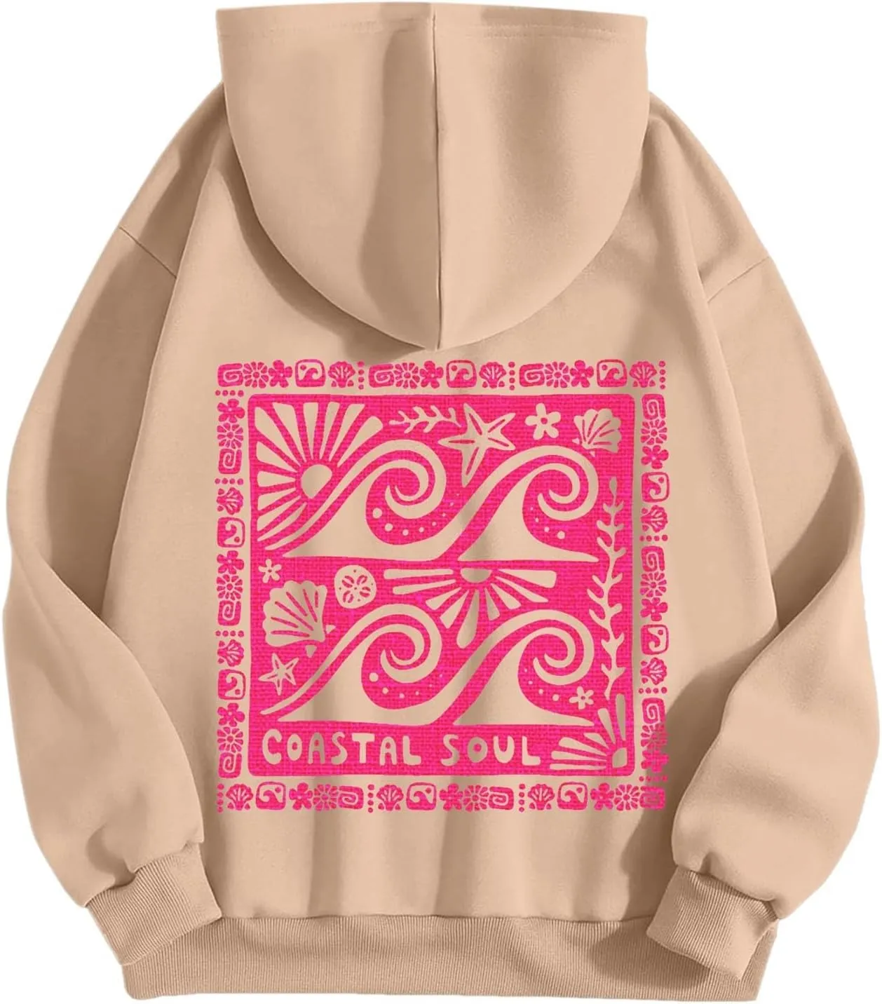 Women Y2k Graphic Hoodies Cute Preppy Embroidery Hibiscus Hoodie Flower Pullover Oversized Sweatshirts Teen Clothes