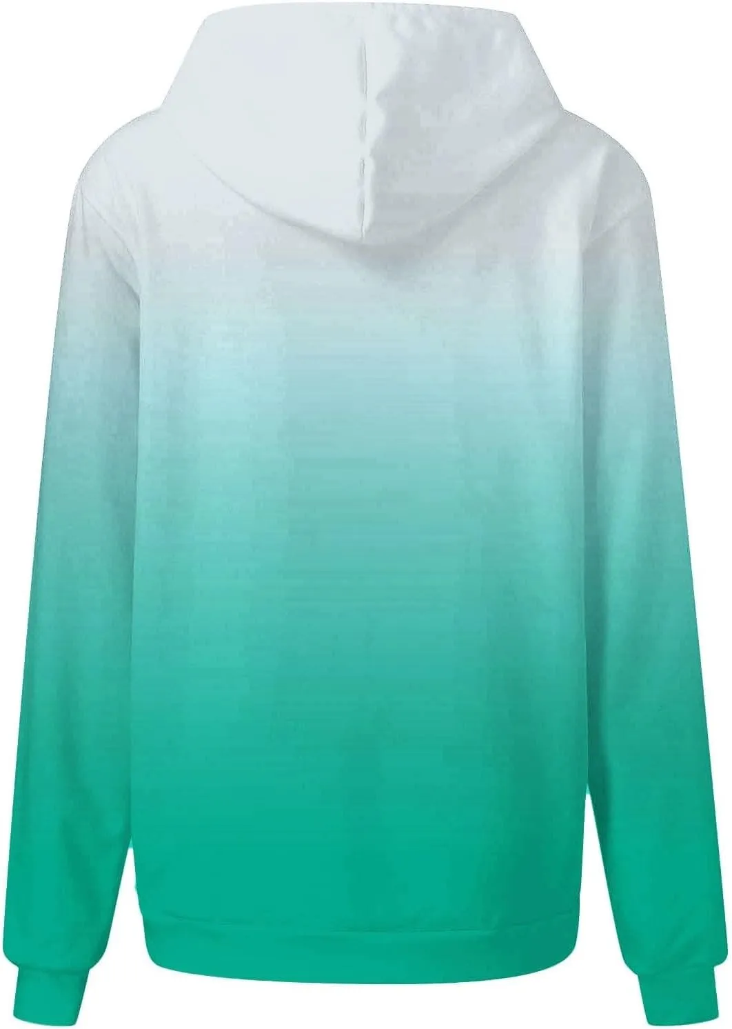 Womens Fall Fashion 2024 Trendy Oversized Hoodie Sweatshirts Gradient Color Casual Drawstring Hoodies