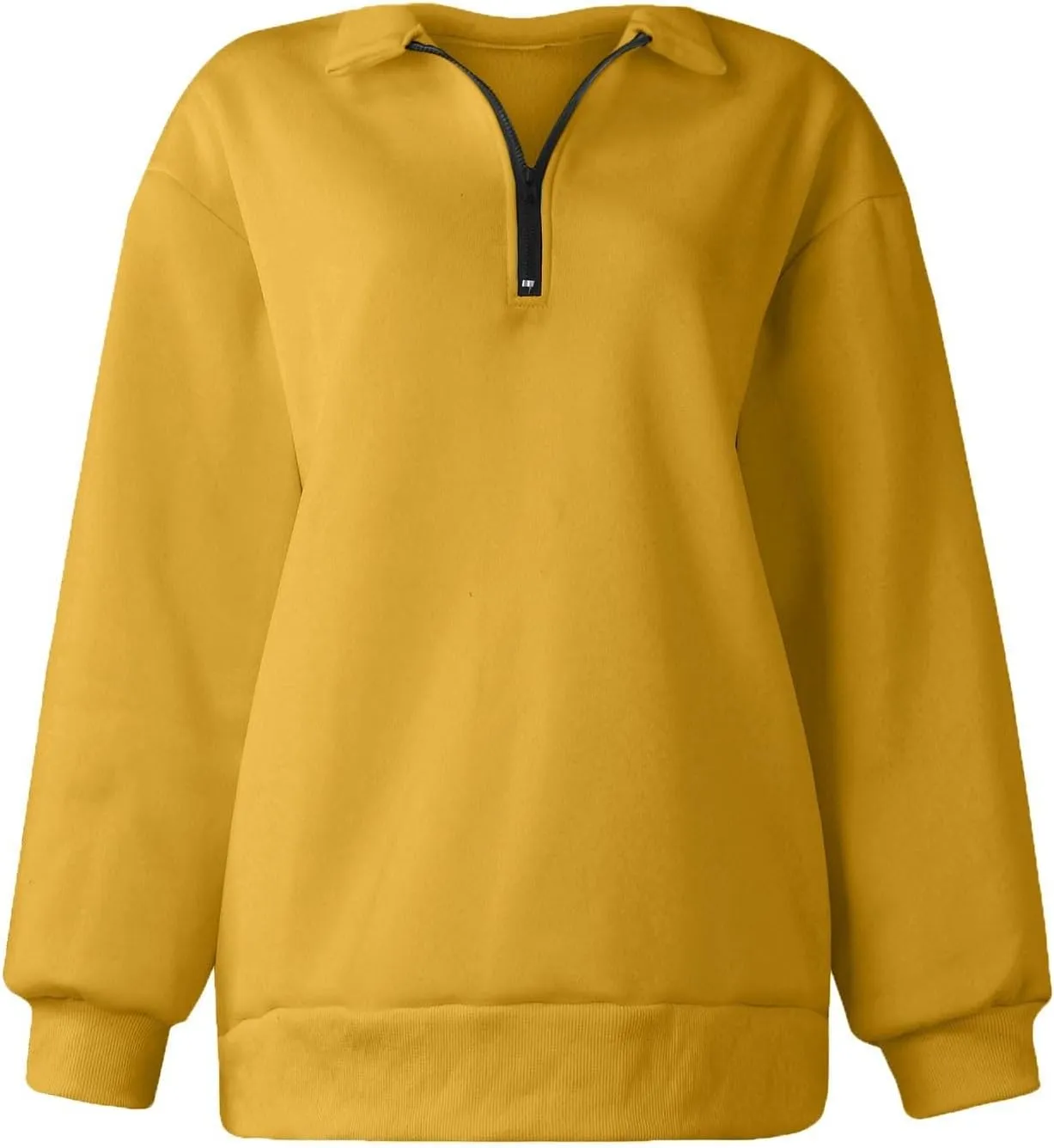 Womens Half Zip Pullover Oversized Sweatshirts Hoodies Fall Fashion Outfits 2024 Y2k Clothes