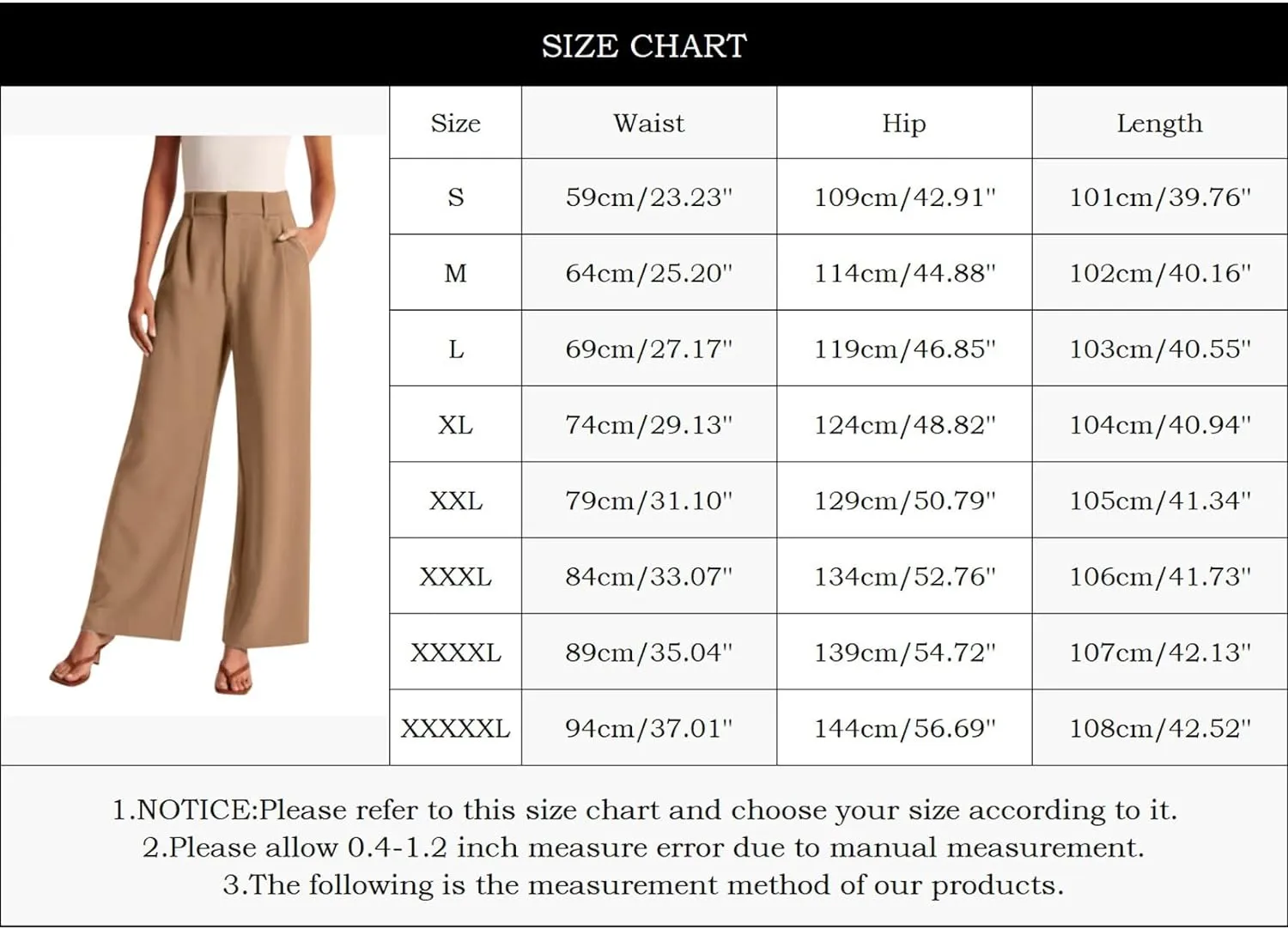 Womens Linen Blend Summer Loose Pants Elastic Waist Long Lounge Slim-Fit Palazzo Lounge Pants Beach