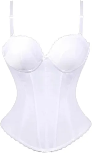 Women's Simple And Comfortable Soft Camisole Waistband Top, Solid Color Slim Fit Corsets