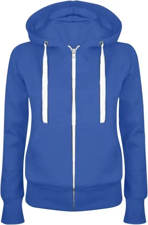 yardsong Zip Up Hoodie Women 2024 Trendy Long Sleeve Sweatshirts Casual Breathable Athletic Hooded Track Jacket with Pockets