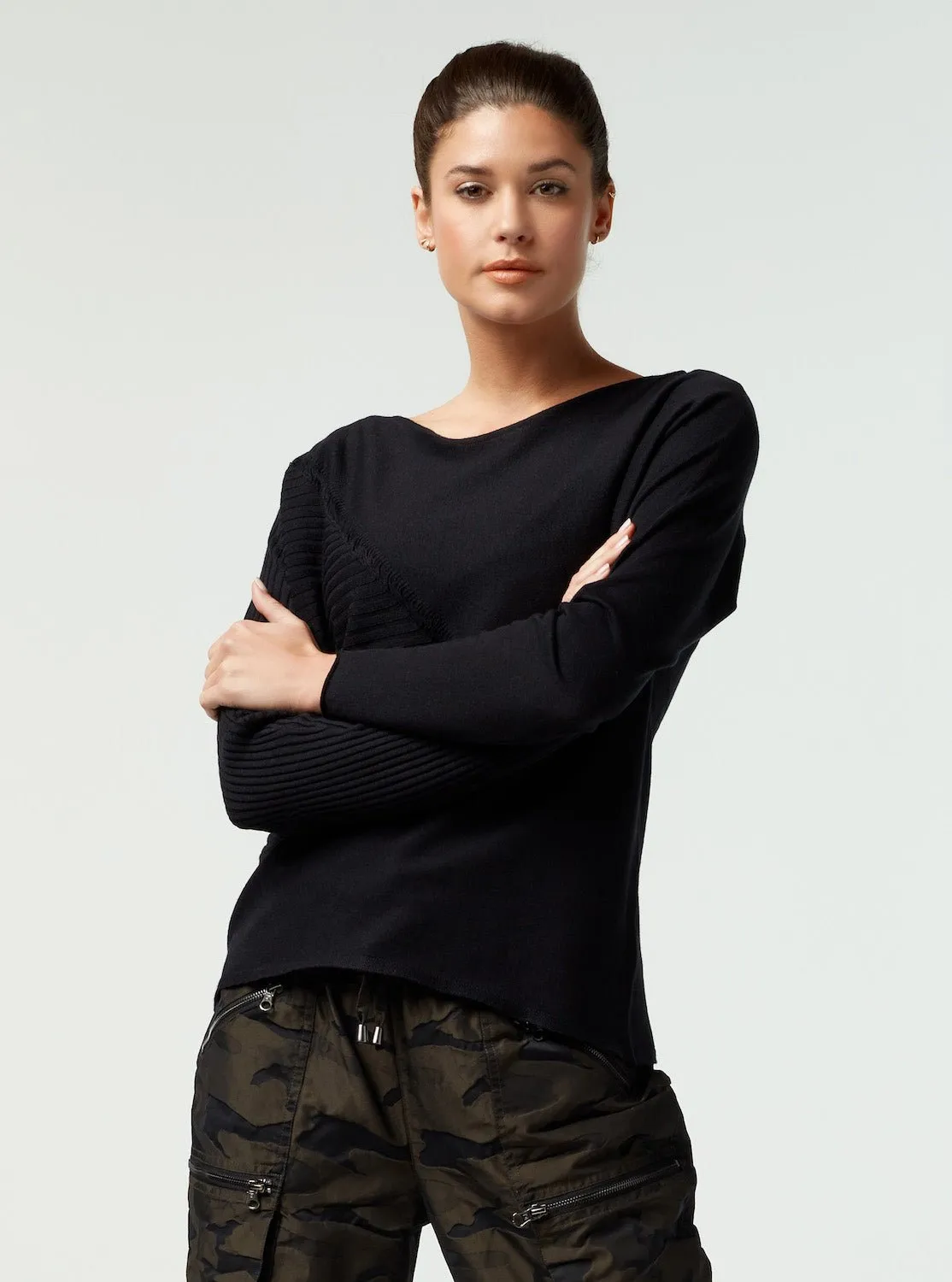 Yolo Pullover Sweater - Black