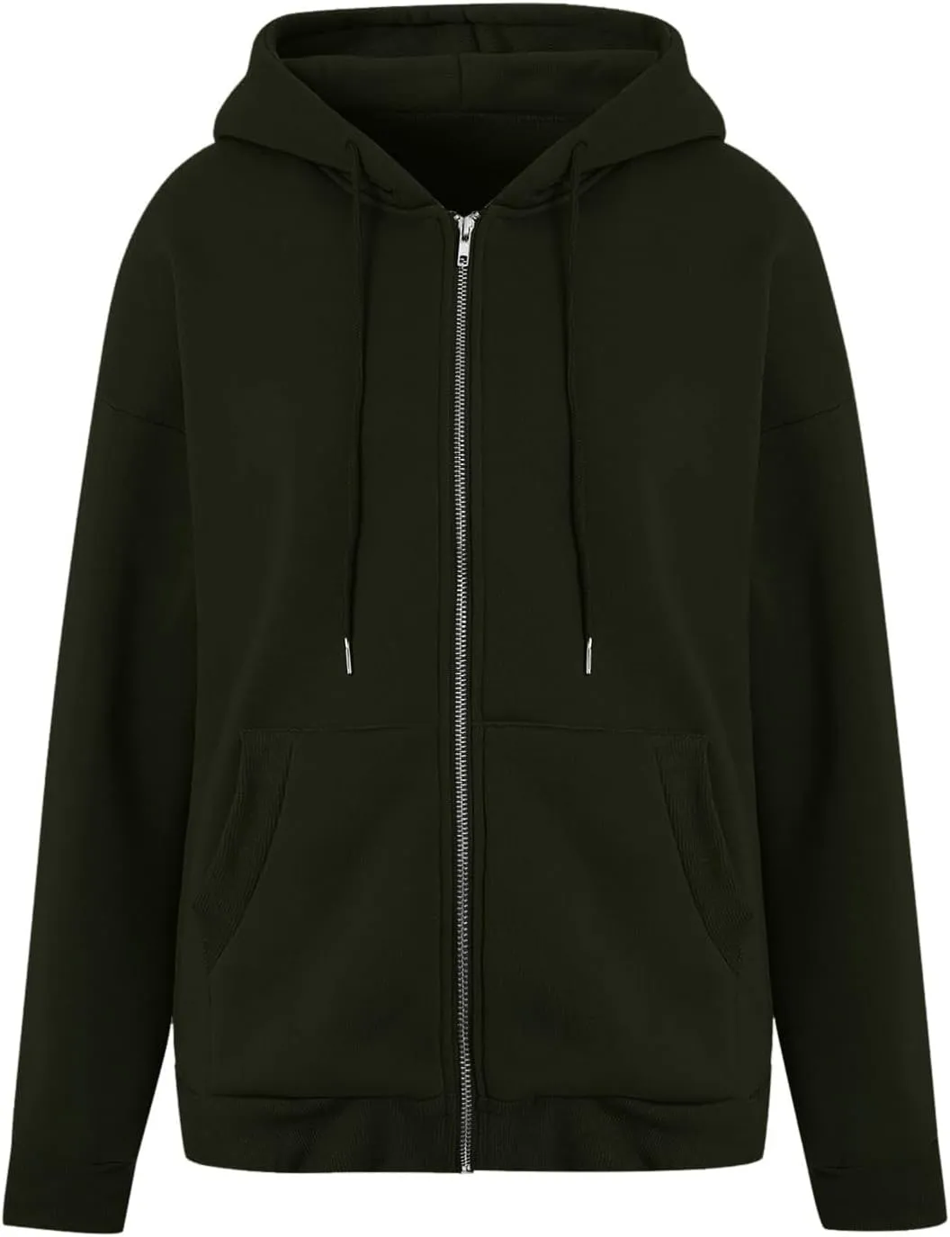 Zip Up Hoodies Women 2023 Fall Fashion Oversized Sweatshirt Y2k Sweaters Pullover Cute Teen Girl Jacket Trendy Winter Clothes