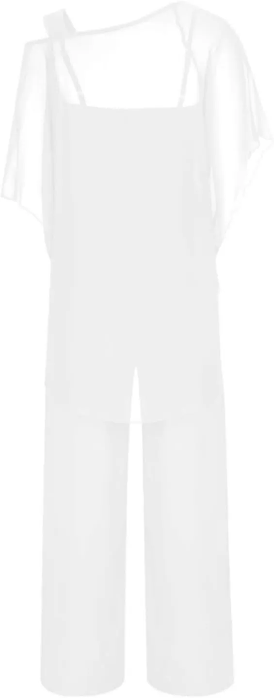 ZOCANIA Formal Pants Suits for Women Wedding Guest Evening Party, Elegant 2 Piece Pants Suit Formal Outfits